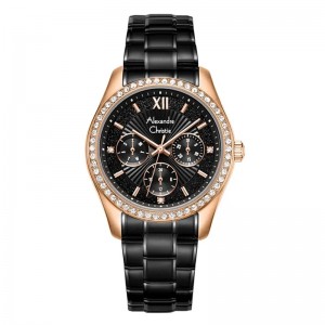 Alexandre Christie AC 2645 Rosegold Black One BFBBRBA1